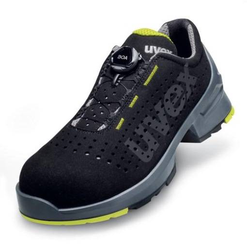 Uvex 6565848 1 Halbschuhe S1 65658 schwarz, gelb Weite 11 Größe 48