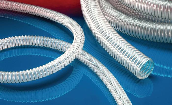 NORRES 35500251018-10 Absaug- und Förderschlauch AIRDUC® PUR-INOX 355 FOOD-AS In