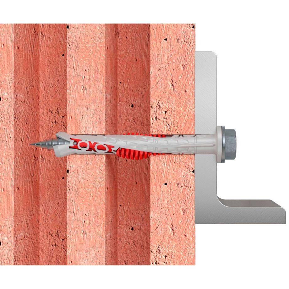 fischer 562170, Spreizdübel, Beton, Gipsblock, Mauerwerk, Nylon, Grau,
