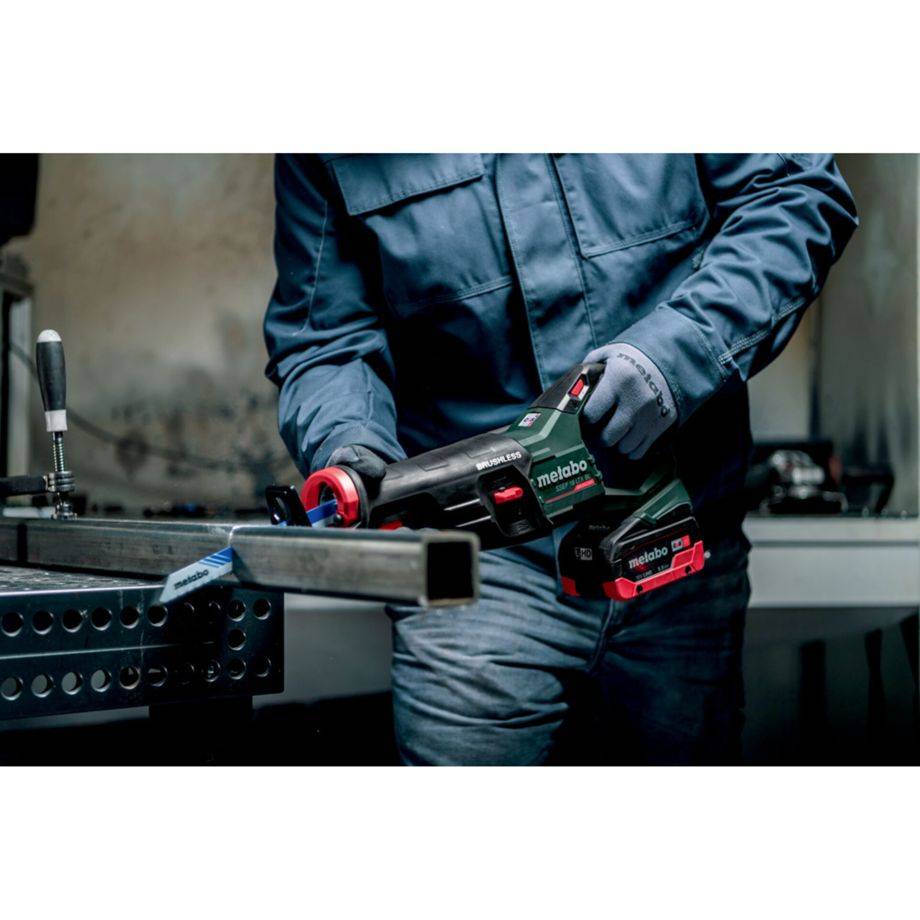 Metabo SSEP 18 LT BL Akku-Säbelsäge 601617840 ohne Akku, ohne Ladegerät, inkl. Koffer 18 V