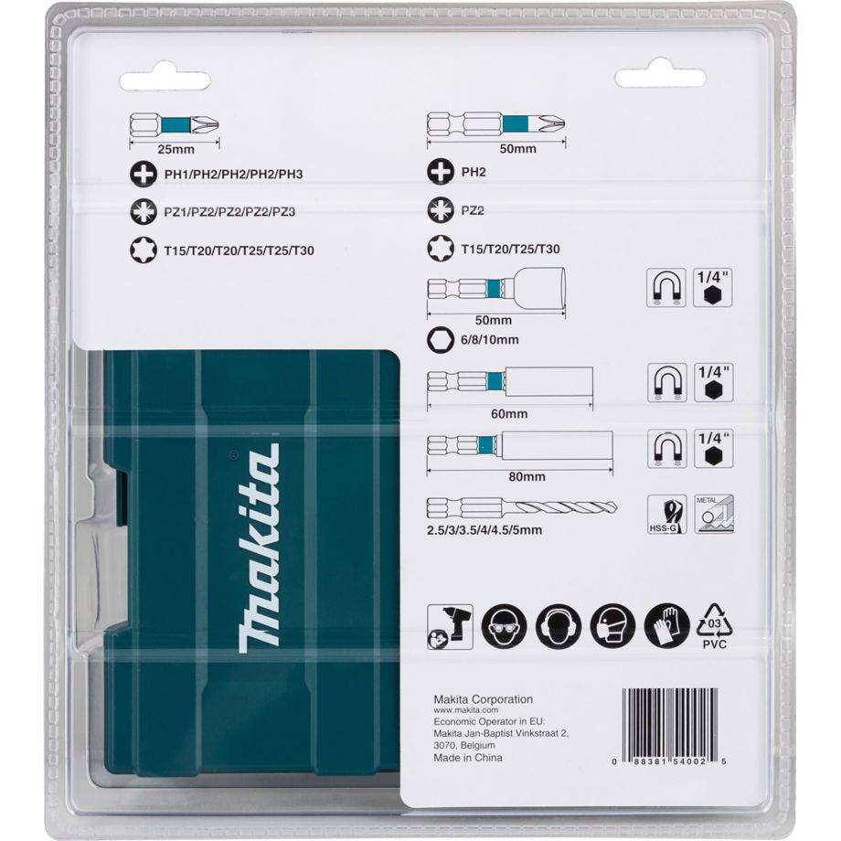 Makita Impact Black - Schraubendreher- und Bohreinsatzset