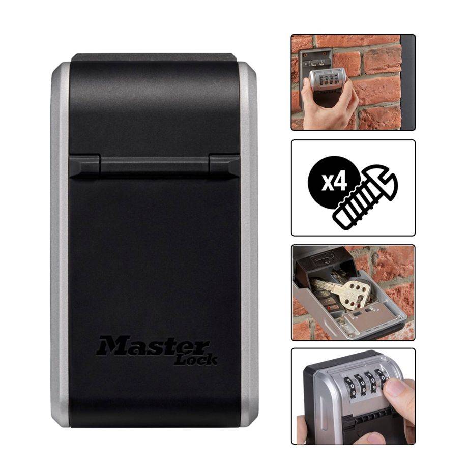 MASTER LOCK Wandmontierter Schlüsseltresor - 5481EURD