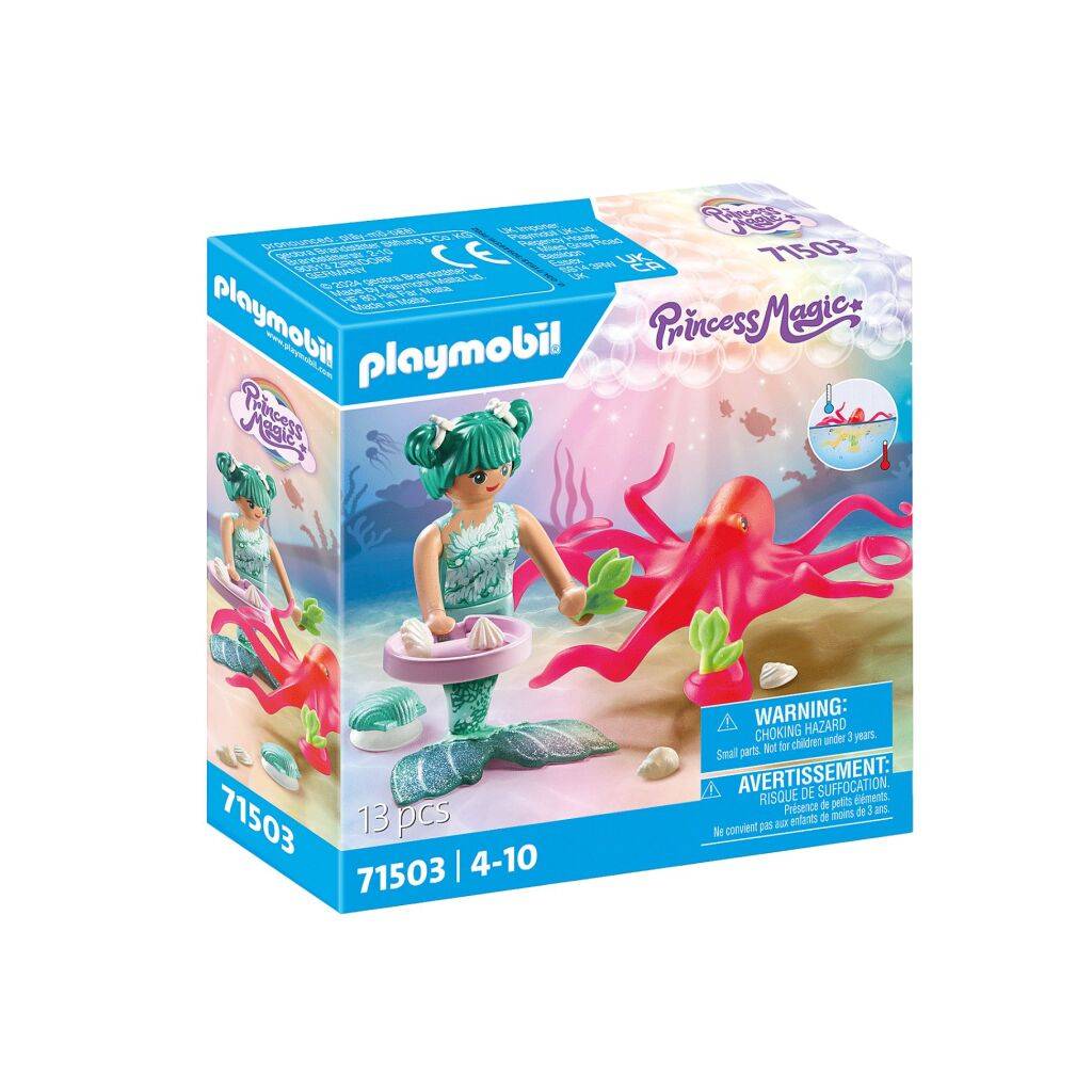 Playmobil Princess Zeemeermin met Van Kleur Veranderende Octopus 71503