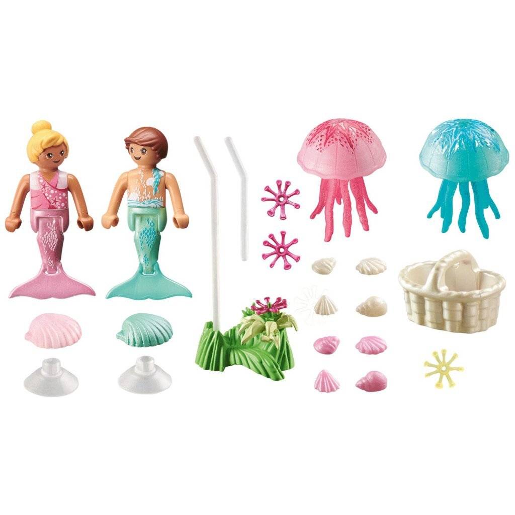Playmobil -Prinzessin Mermaidchildren mit Quallen 71504