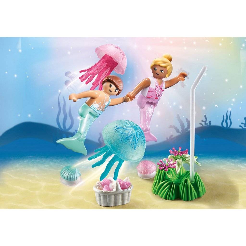 Playmobil -Prinzessin Mermaidchildren mit Quallen 71504