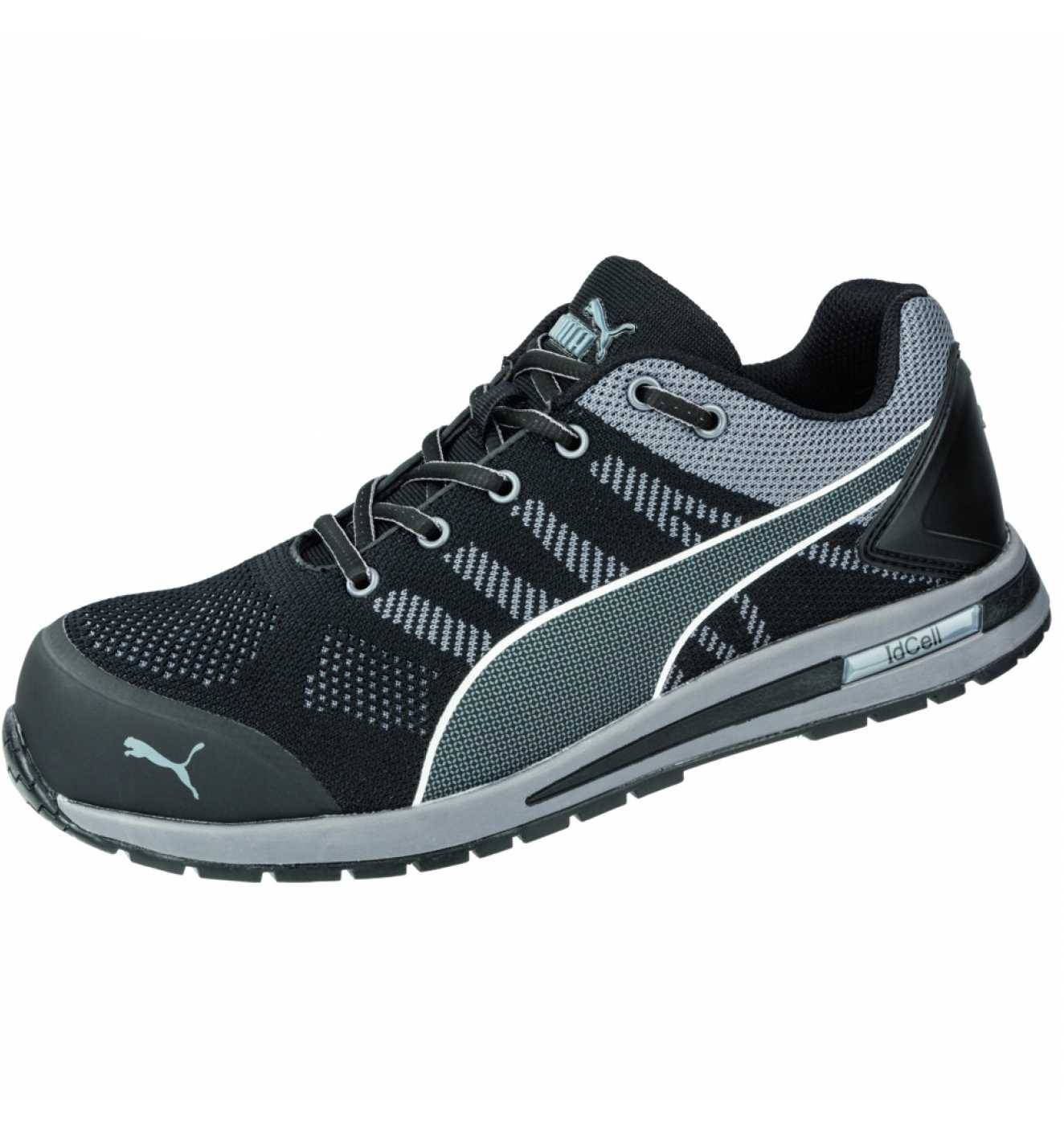 Puma Sicherheitsschuh ELEVATE KNIT LOW S1P ESD HRO SRC 643160 Gr. 39 schwarz/grau