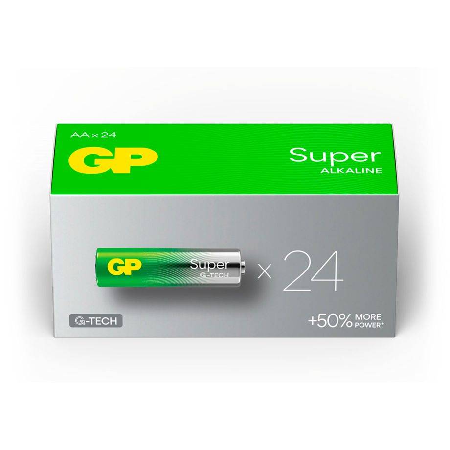 GP Battery GP Super - Batterie 24 x AA-Typ - Alkalisch