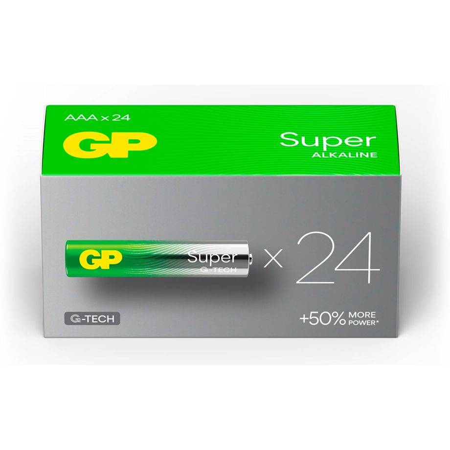 GP Battery Super Micro AAA -Batterie Alkali-Mangan 24 St. - Batterie - Micro (AAA)