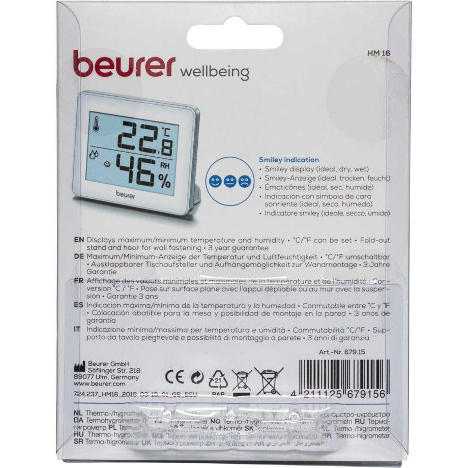 Beurer HM 16 Thermo-Hygrometer