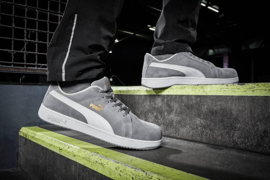 Sicherheitshalbschuh S1PL ICONIC SUEDE ESD FO HRO SRC 640030-42 Größe 42 Farbe grau Typ Halbschuh Modell Iconic Suede