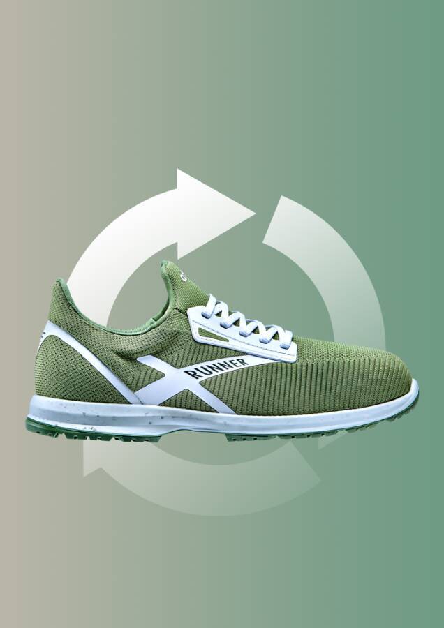 Sicherheitshalbschuh S1P Runner 25 & 75 Green ESD 69400-46 Größe 46 Farbe grün/weiß Typ Halbschuh Modell RUNNER 75 Rec
