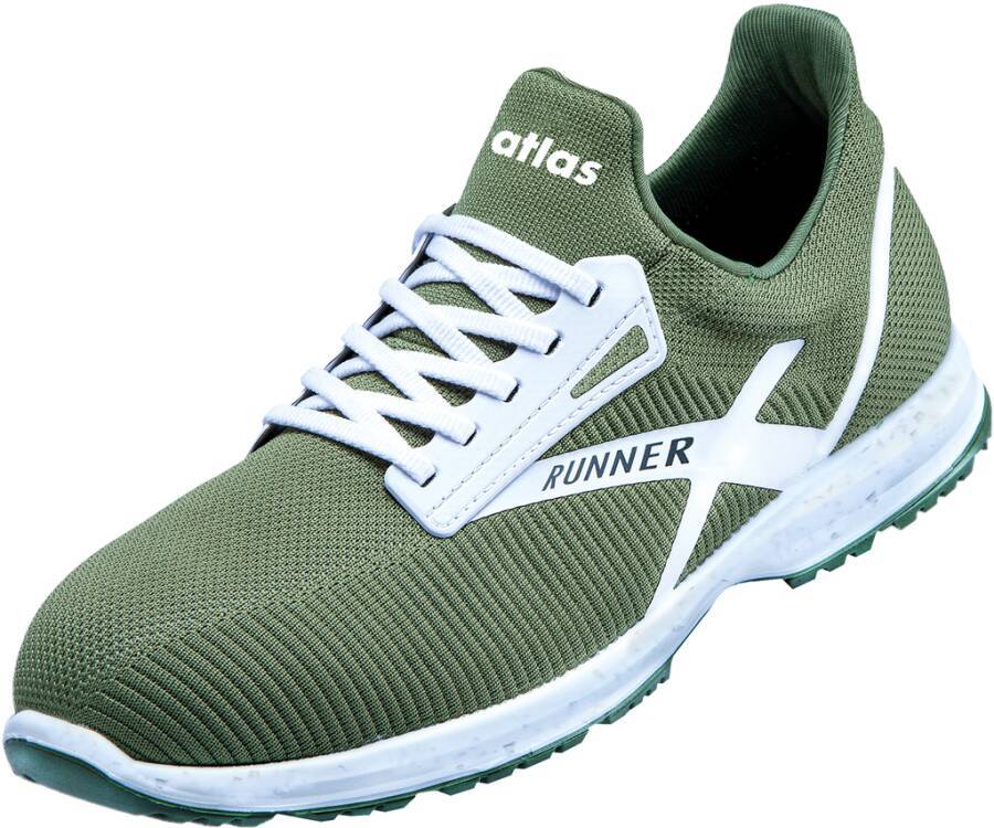 Sicherheitshalbschuh S1P Runner 25 & 75 Green ESD 69400-46 Größe 46 Farbe grün/weiß Typ Halbschuh Modell RUNNER 75 Rec