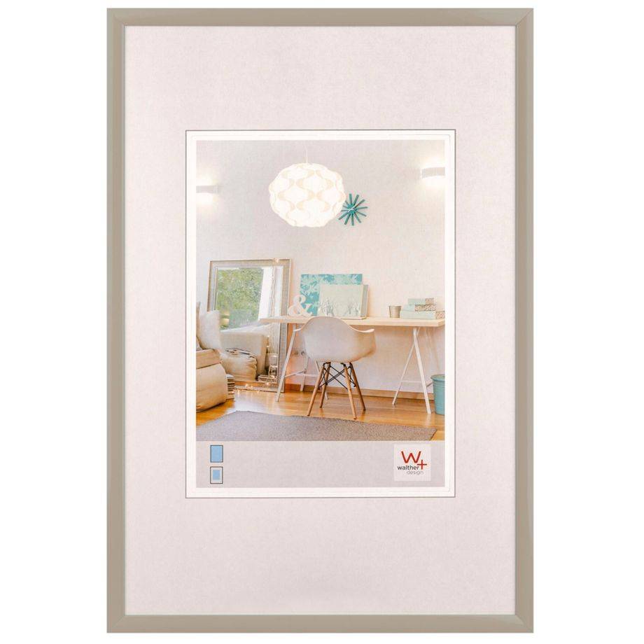 WALTHER - New Lifestyle 13x18 Kunststoff grau KV318T