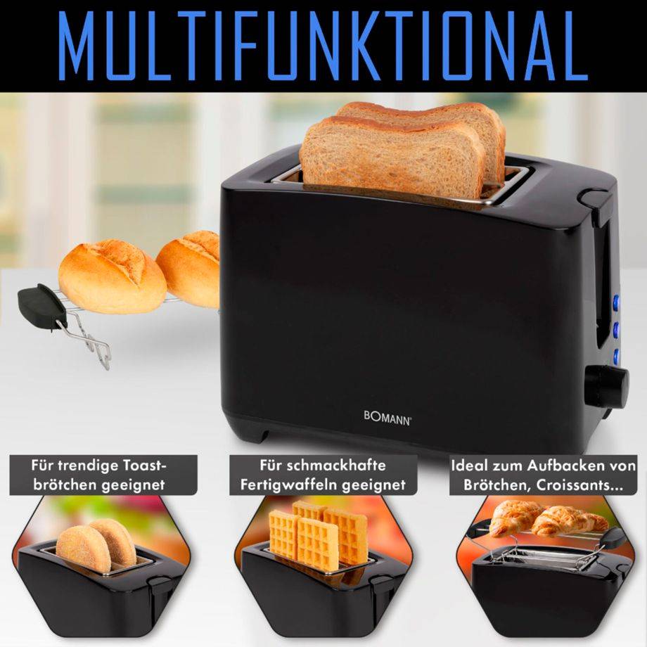 Bomann Toaster TA 6065 CB schwarz