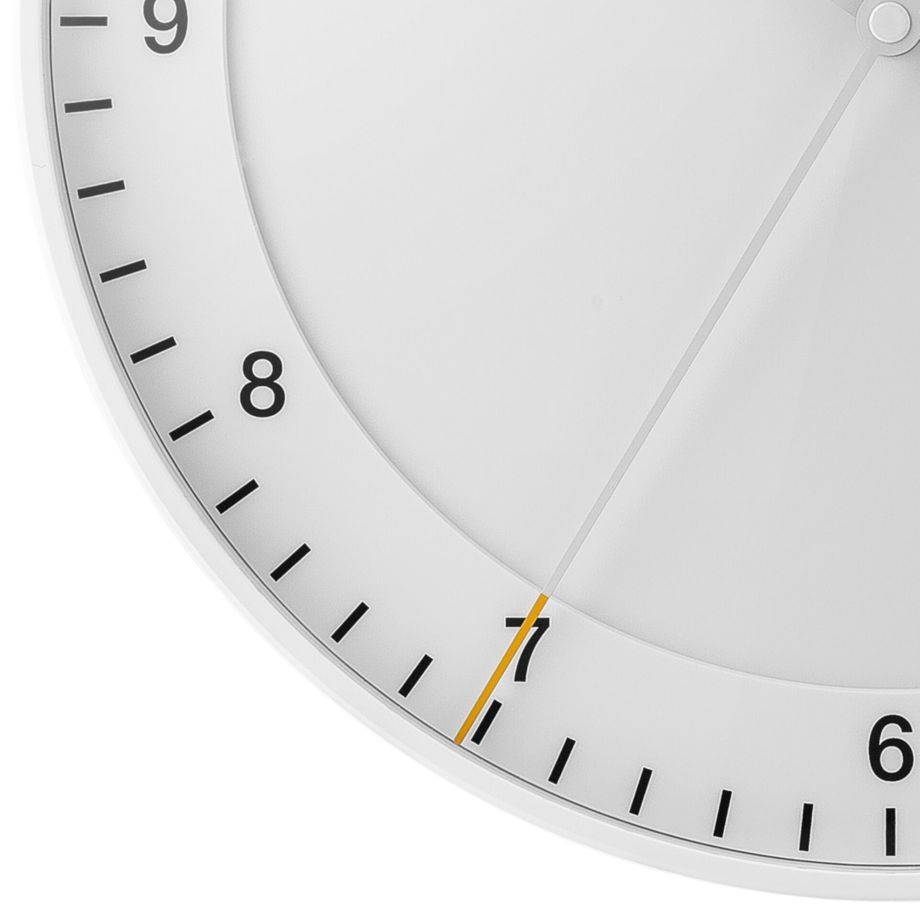 Braun 67095 Funkwanduhr weiß