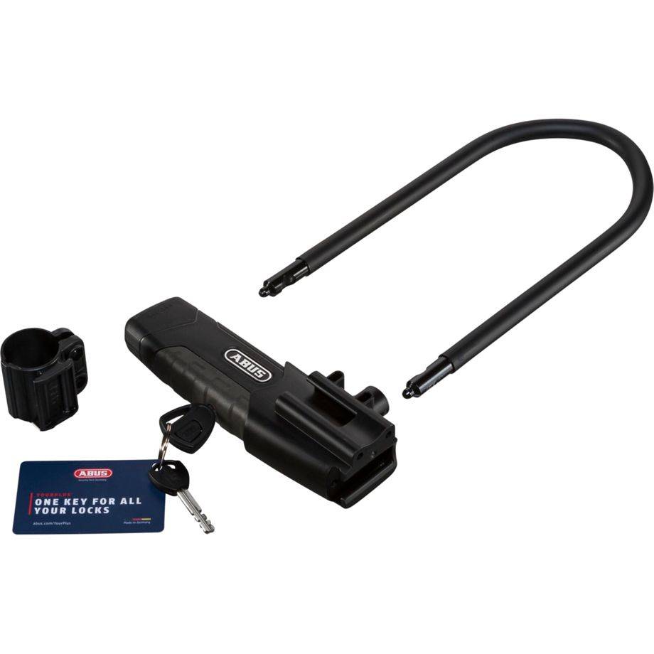 Abus Granit Plus 470 Fahrradschloss, 23cm, Schwarz