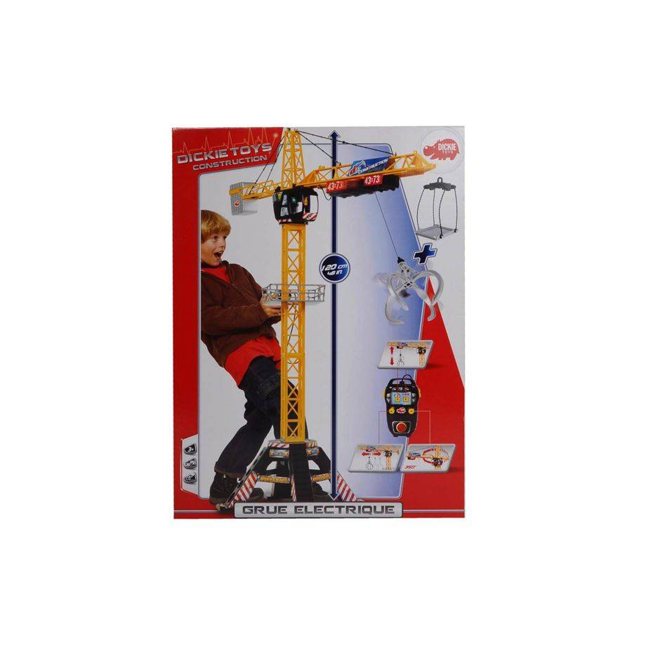 Simba Dickie Elektro Construction Mega Kran RC Einsteiger Funktionsmodell - 6 Ja