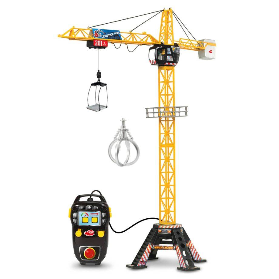 Simba Dickie Elektro Construction Mega Kran RC Einsteiger Funktionsmodell - 6 Ja
