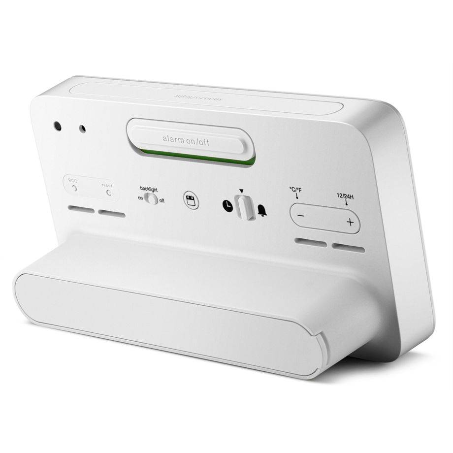 Braun BC10, Digitaler Wecker, Rechteck, Weiß, 12/24 h, F, °C, LCD