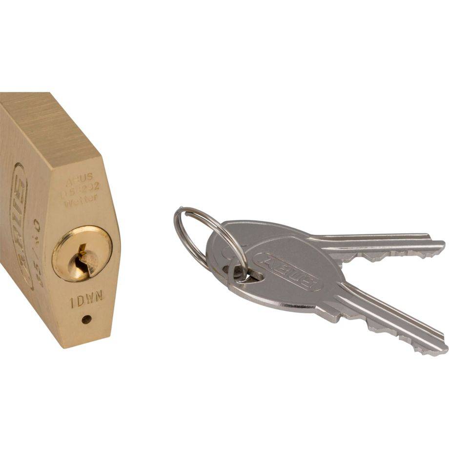 ABUS 65/40HB40 Messing Vorhängeschloss mit hohem Bügel