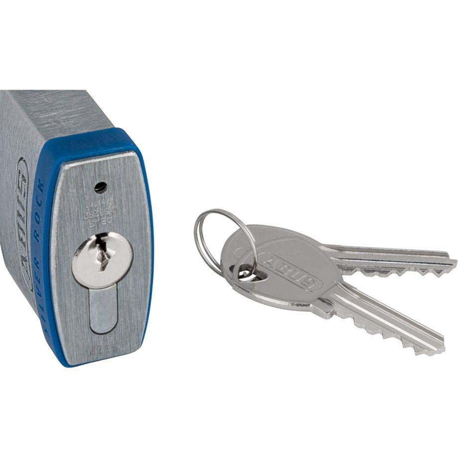 ABUS Security-Center ABUS Silver Rock 5 - Vorhängeschloss - Tastensperre - Blau - Silber - Zink - Gehärteter Stahl