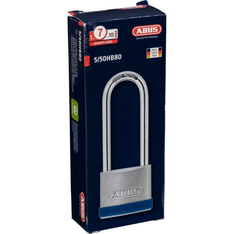 ABUS Security-Center ABUS Silver Rock 5 - Herkömmliches Vorhängeschloss -
