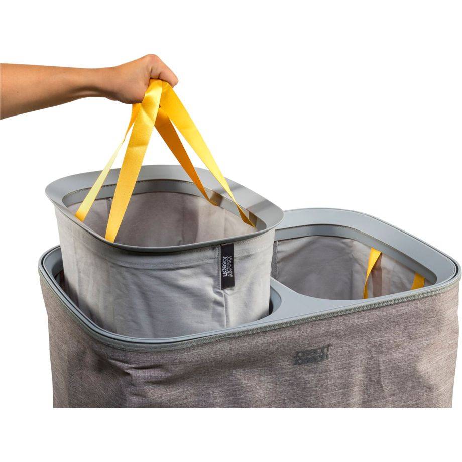 Joseph Joseph 50003, 90 l, Rechteckig, Baumwolle, Polyester, Grau, Grau, Handwäsche/Maschinenwäsche