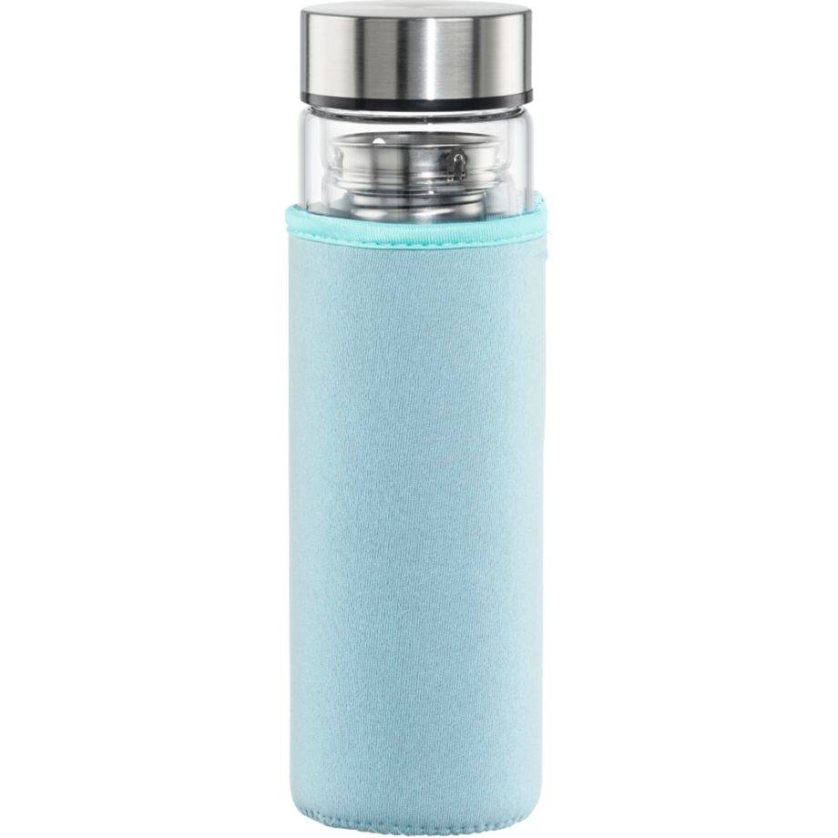 Hama Glasflasche mit Schutzhülle 450ml für heiß + kalt 181598, 181598