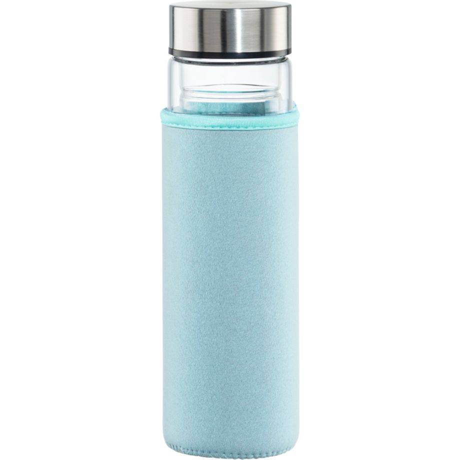 Hama Glasflasche mit Schutzhülle 450ml für heiß + kalt 181598, 181598