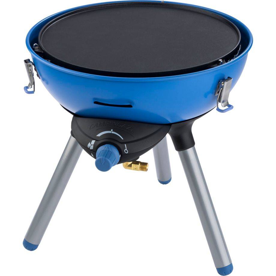 CAMPING GAZ - Campingaz 2000023717, 2000 W, Grill, Propan/Butan, Kessel, Rost + Blech, Schwarz, Blau