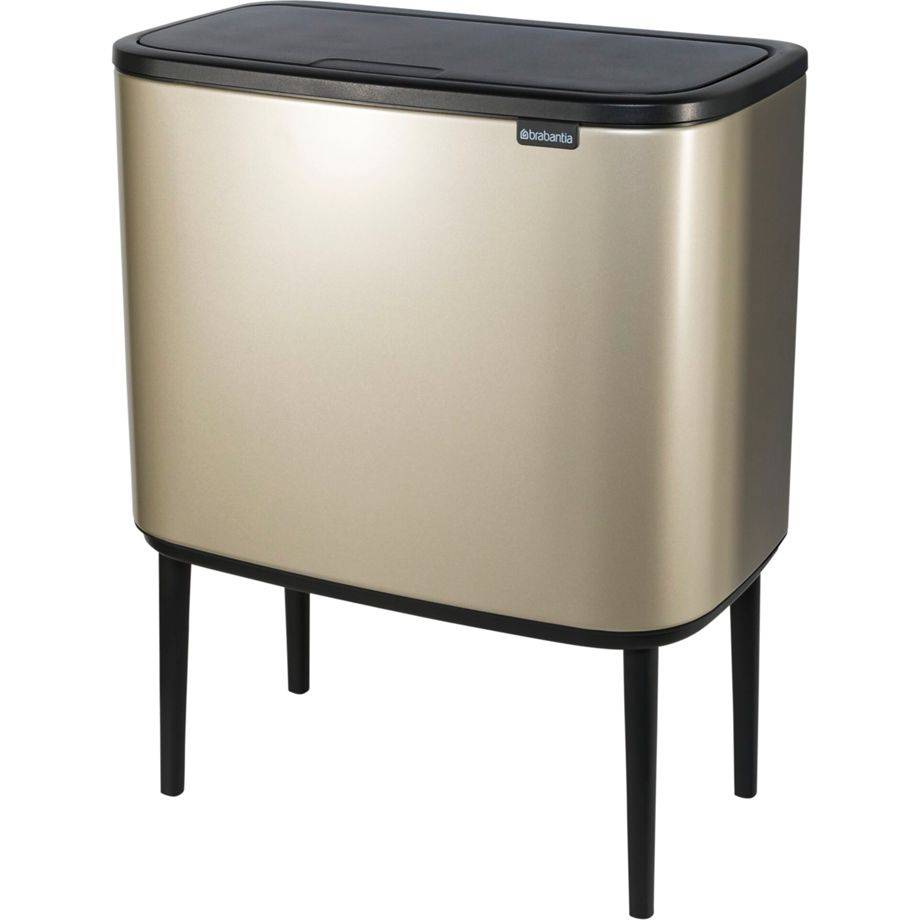 BRABANTIA - Mülleimer Bo Touch Bin Champagnerfarben 11+ 23 L