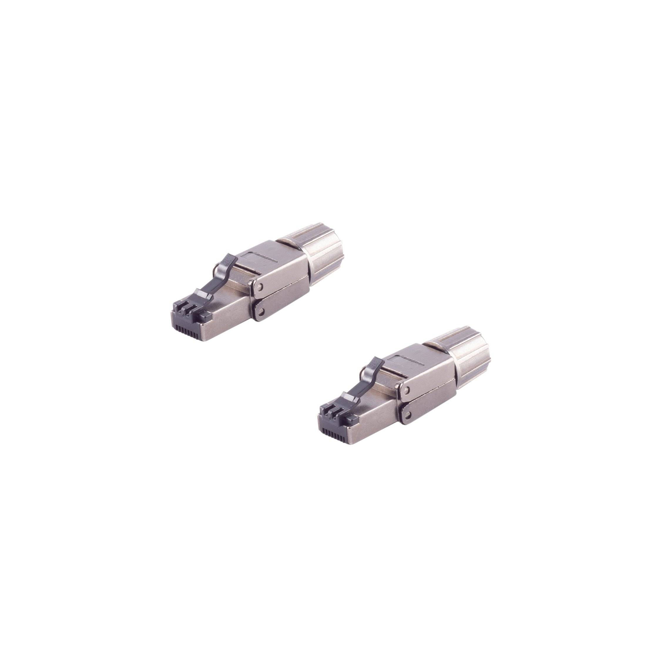 RJ45 cat. 8.1 feldkonfektionierbarer Stecker werkzeuglos, quick, STP--VE2