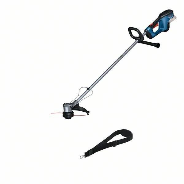 Bosch GRT 18V-33 PROFESSIONAL, Rasentrimmer, 33 cm, Nylonschnur, D-Schlaufengriff, 2,4 mm, 6400 RPM