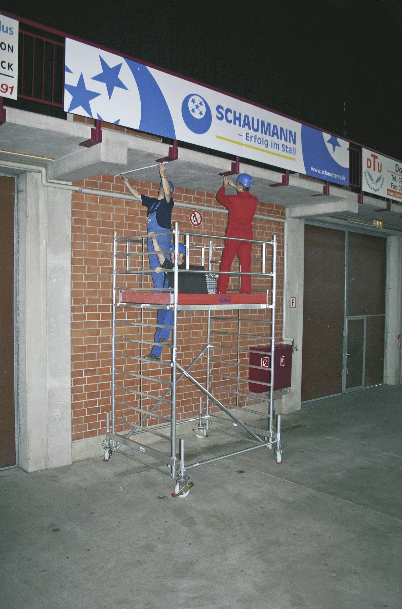 Krause 755766 STABILO Professional Serie 500 Aluminium Gerüst fahrbar Arbeitshöhe (max.): 7.40m Silber 289kg