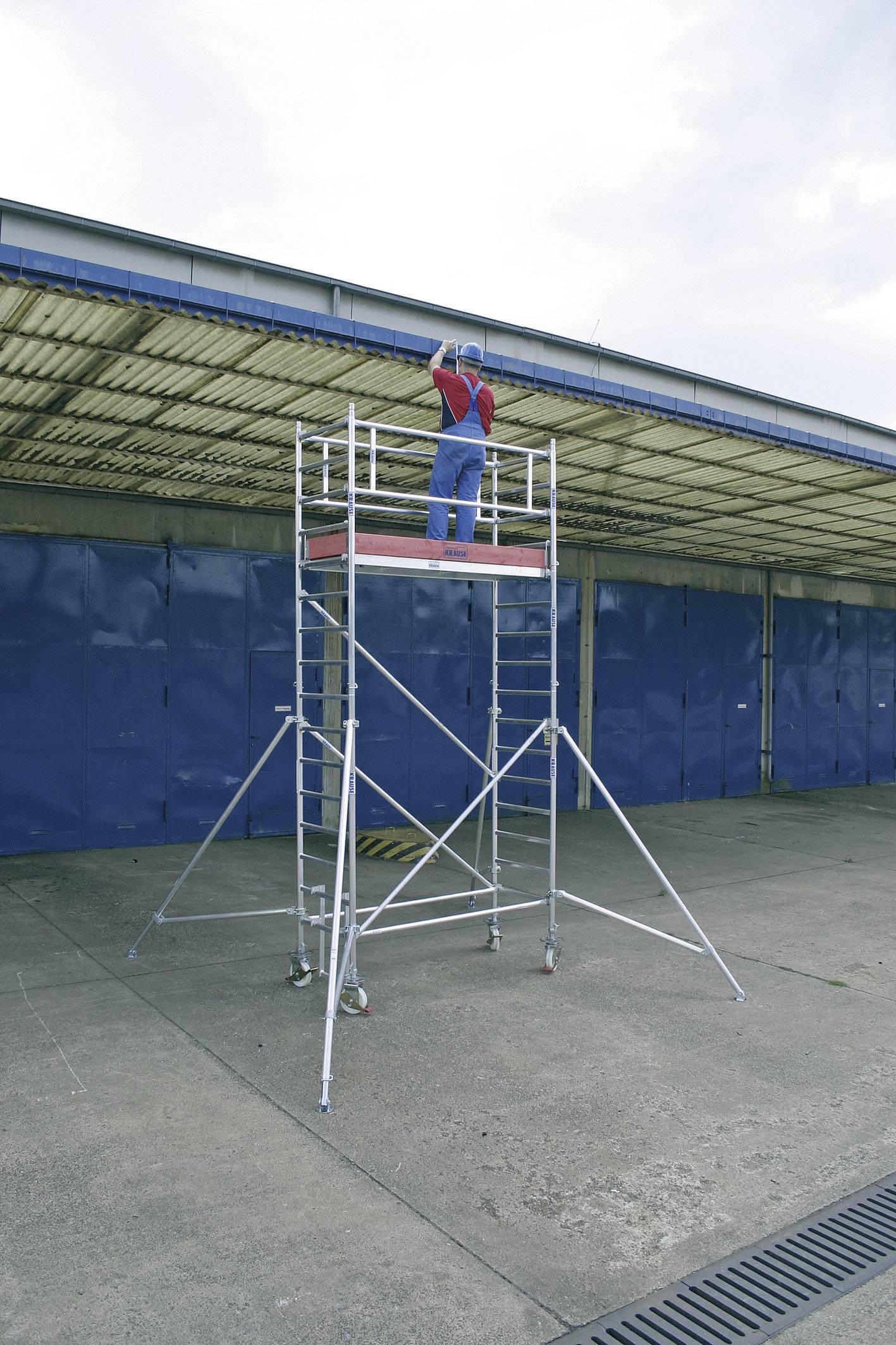 Krause 738066 STABILO Professional Serie 1000 Aluminium Gerüst fahrbar