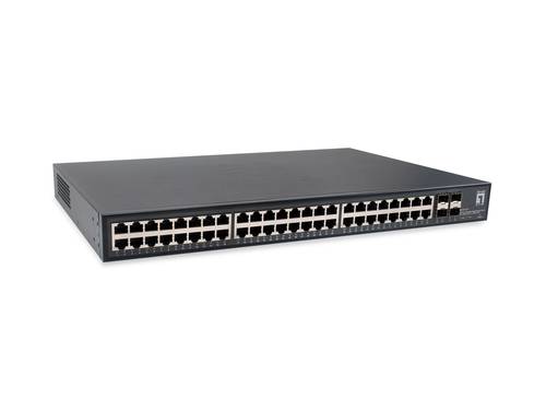 LevelOne Switch 48x GE GTU-5211 4x10GSFP+19" - Switch - Rack-Modul