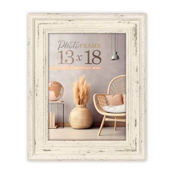 ZEP PM268W, Einzelbilderrahmen, Holz, Weiß, Tisch, Wand, 15 x 20 cm, Rechteckig
