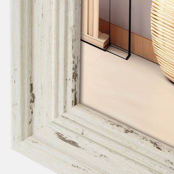ZEP PM268W, Einzelbilderrahmen, Holz, Weiß, Tisch, Wand, 15 x 20 cm, Rechteckig