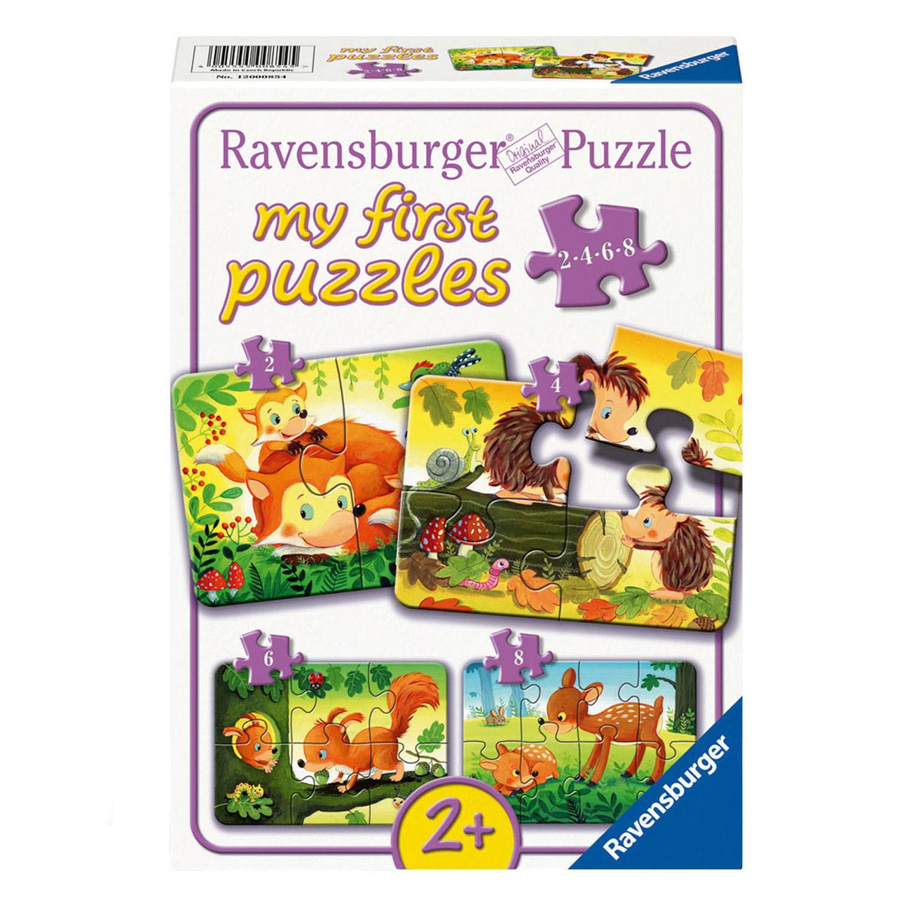 Ravensburger Puzzle Kleintierfamilien, 4in1