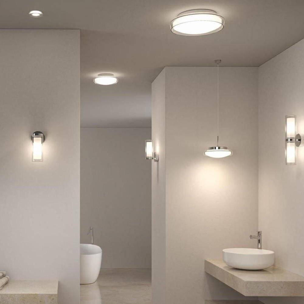Paulmann Luena LED-Feuchtraumleuchte LED 16.5 W Warmweiß Glas, Chrom