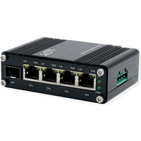 EXSYS EX-62020PoE 4-Port Industrie Ethernet Switch, PoE 1-Port 100/1000Fx SFP EXSYS EX-62020PoE 4-Port Industrie Ethernet Switch, PoE 1-Port 100/1000Fx SFP