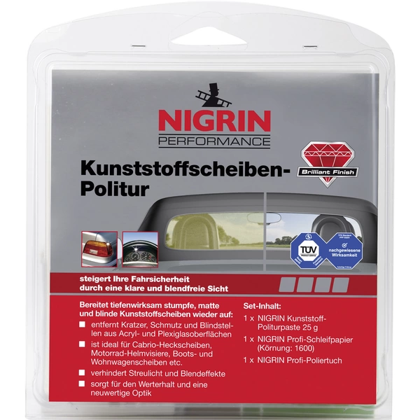 Nigrin 73914 PERFORMANCE Kunststoffscheibenpolitur 1St. Nigrin 73914 PERFORMANCE Kunststoffscheibenpolitur 1St.