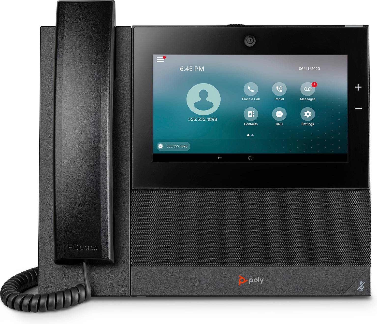 HP - Poly CCX 700 OpenSIP - VoIP-Telefon - mit Digitalkamera mit Rufnummernanzeige/Anklopffunktion