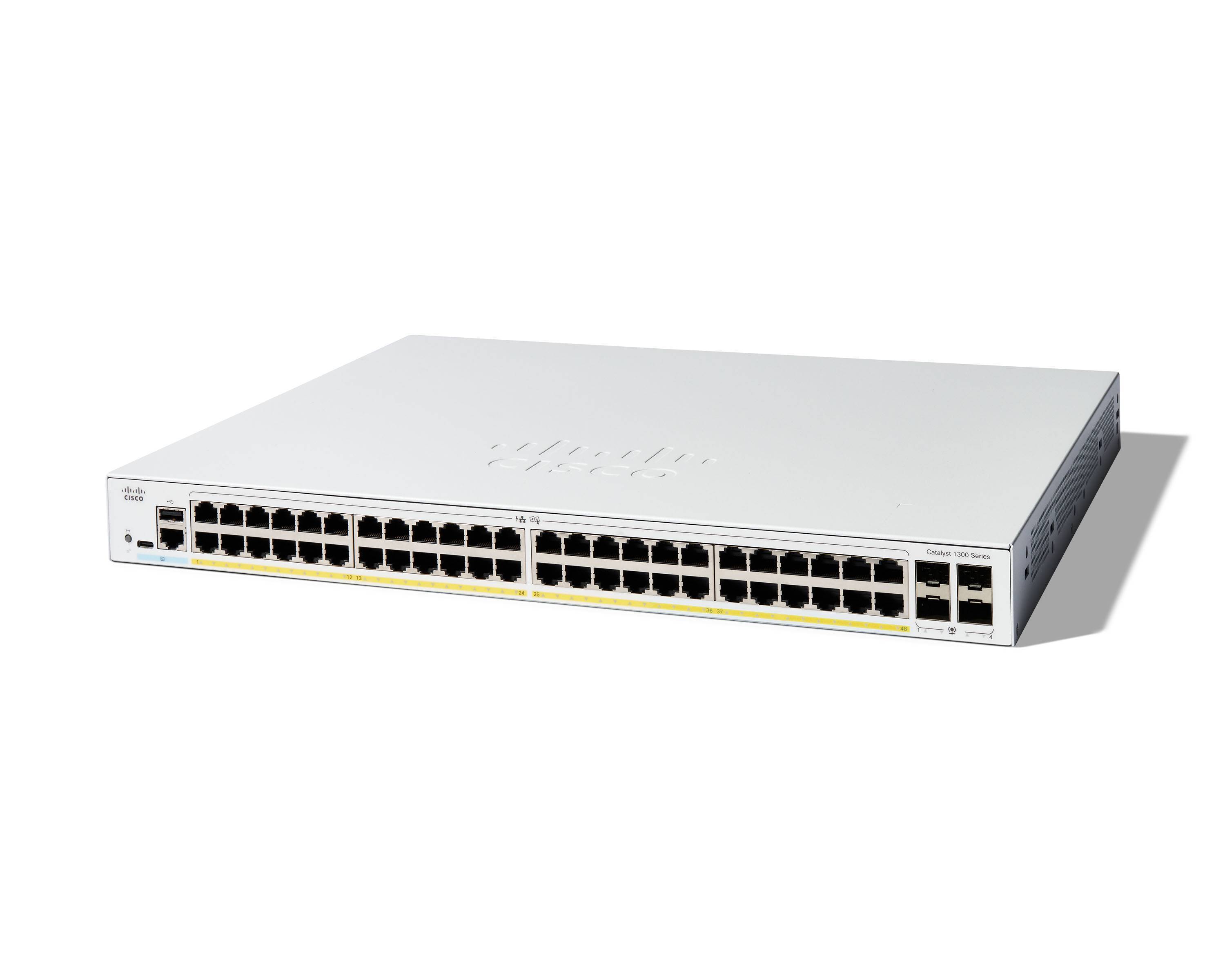Cisco Catalyst 1300-48FP-4G - Switch - L3 - managed - 48 x 10/100/1000 (PoE+)