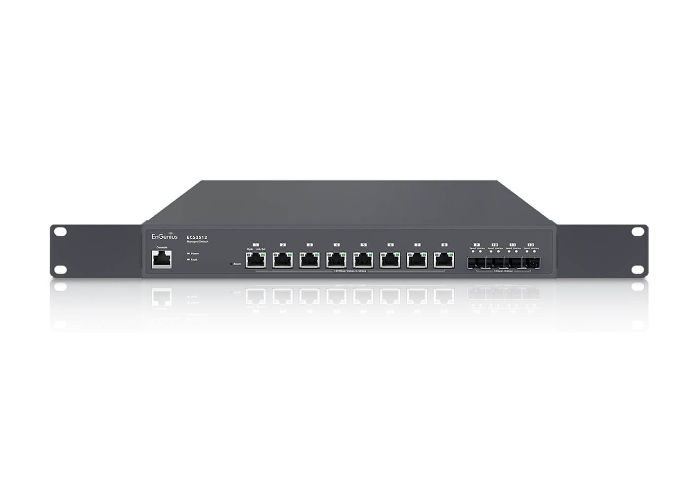 EnGenius ECS2512 - Managed - L2+ - 2.5G Ethernet (100/1000/2500) - Vollduplex -