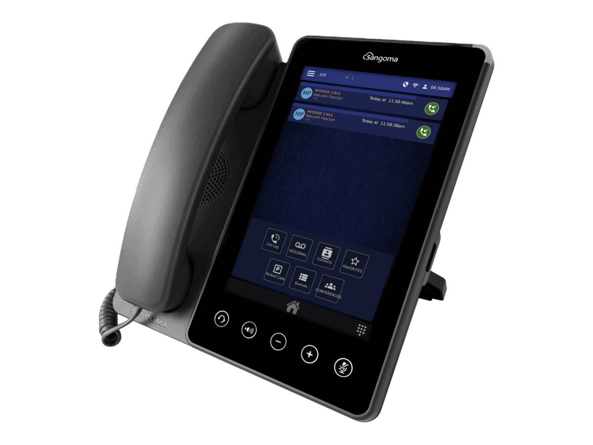 Sangoma P-Series P370 - VoIP-Telefon mit Rufnummernanzeige/Anklopffunktion