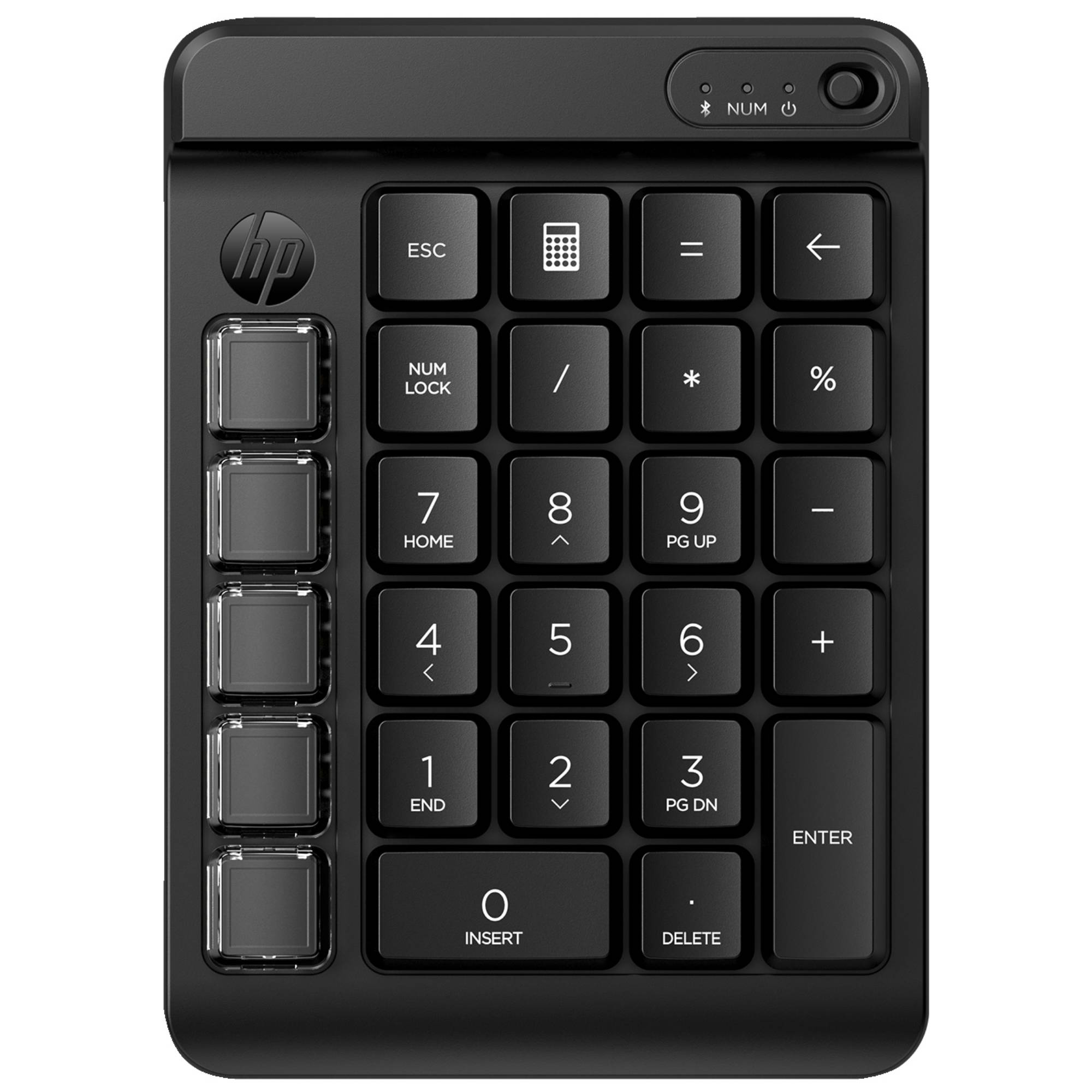 HP 430 - Tastenfeld - 9 programmierbare Tasten, geringer Tastenhub, austauschbare Tastenkappen mit Aufklebern