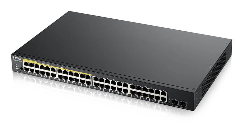 ZyXEL GS1900 Series GS1900-48HPv2 - Switch - Smart - 48 x 10/100/1000 (24 PoE+)