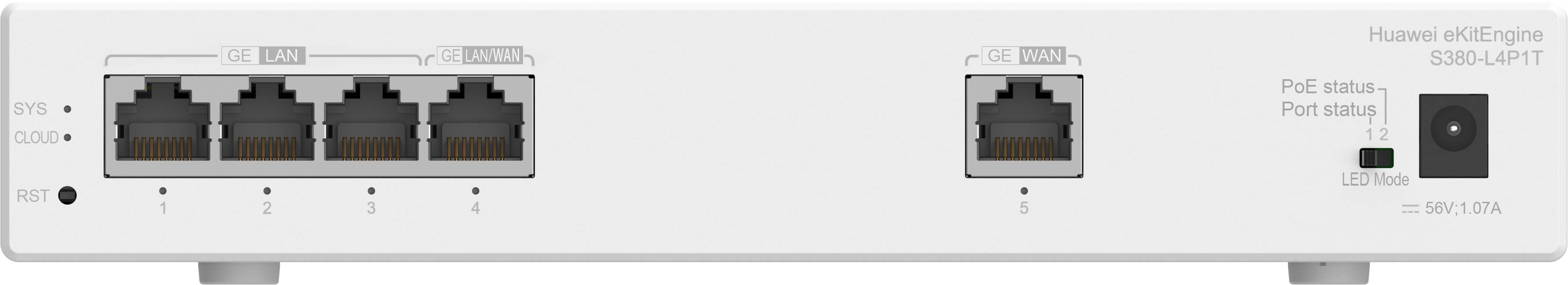 Huawei eKit Gateway S380-L4P1T Grau