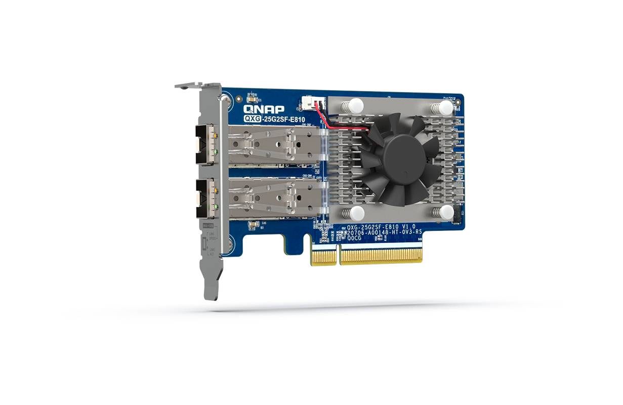 QNAP QXG-25G2SF-E810, Eingebaut, Kabelgebunden, PCI Express, Faser, 25000